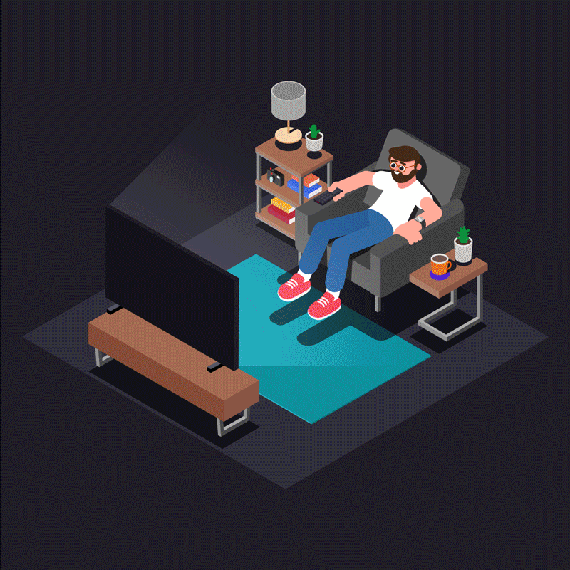 Live TV, movies and series